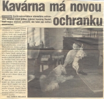 Kavárna má novou ochranku